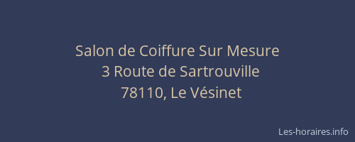 Salon de Coiffure Sur Mesure