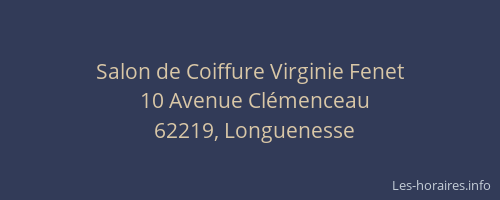 Salon de Coiffure Virginie Fenet