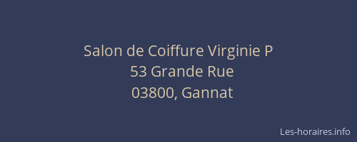 Salon de Coiffure Virginie P