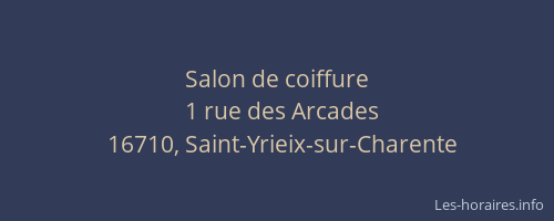 Salon de coiffure