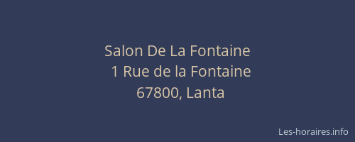 Salon De La Fontaine