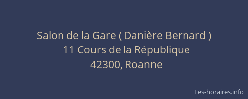 Salon de la Gare ( Danière Bernard )