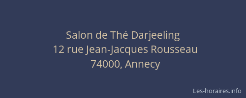 Salon de Thé Darjeeling