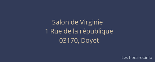 Salon de Virginie