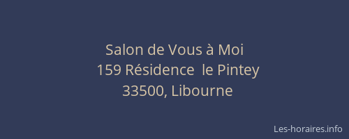 Salon de Vous à Moi