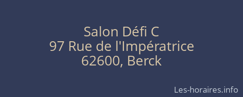 Salon Défi C