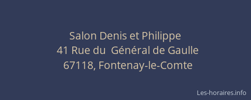 Salon Denis et Philippe