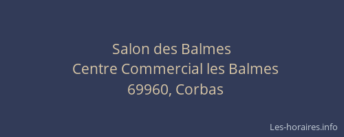Salon des Balmes