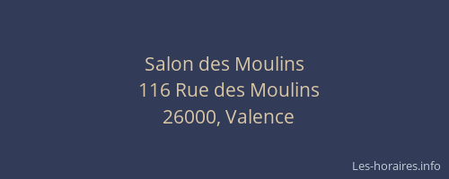 Salon des Moulins