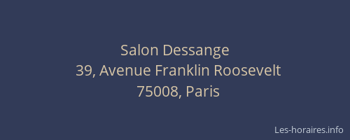 Salon Dessange