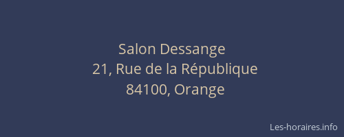 Salon Dessange