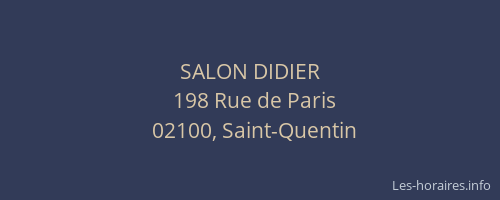 SALON DIDIER