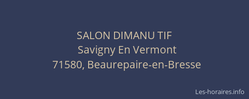 SALON DIMANU TIF