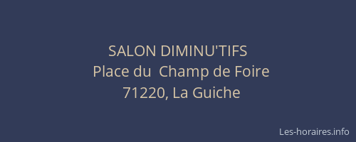 SALON DIMINU'TIFS