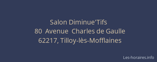 Salon Diminue'Tifs