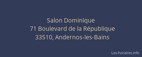 Salon Dominique
