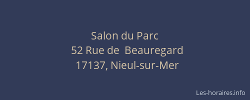 Salon du Parc