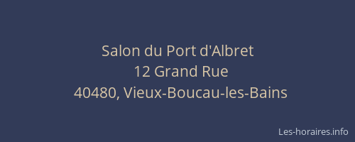 Salon du Port d'Albret