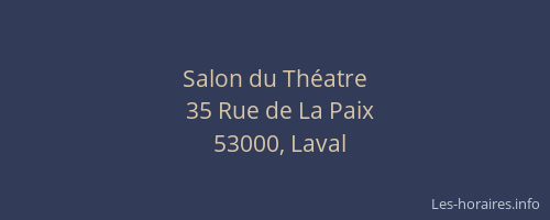 Salon du Théatre