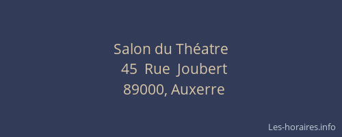 Salon du Théatre