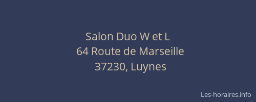 Salon Duo W et L