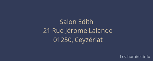 Salon Edith