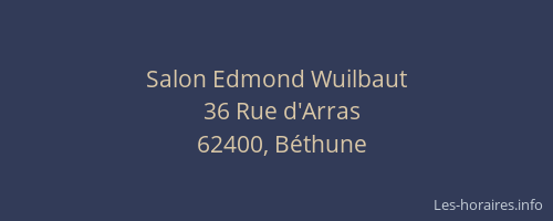 Salon Edmond Wuilbaut