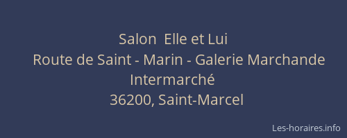 Salon  Elle et Lui