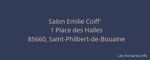 Salon Emilie Coiff'