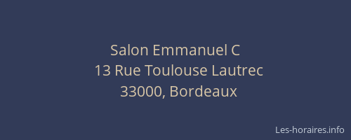 Salon Emmanuel C
