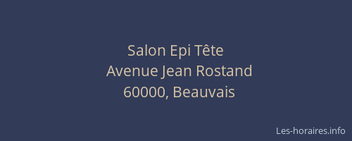 Salon Epi Tête