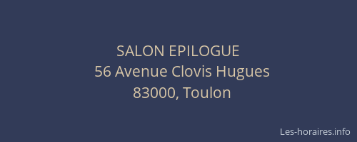 SALON EPILOGUE