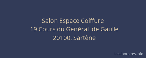 Salon Espace Coiffure