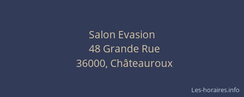 Salon Evasion