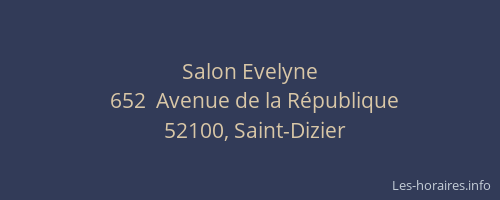 Salon Evelyne