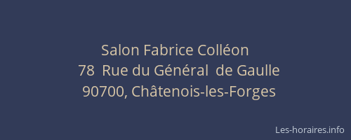 Salon Fabrice Colléon