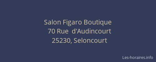 Salon Figaro Boutique