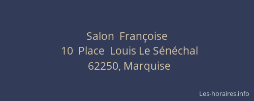 Salon  Fran&ccedil;oise