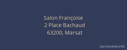 Salon Fran&ccedil;oise