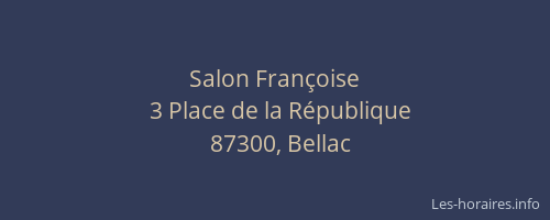 Salon Fran&ccedil;oise