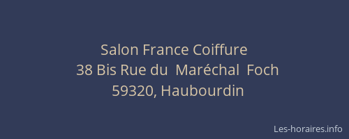 Salon France Coiffure