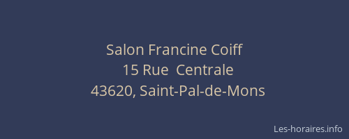 Salon Francine Coiff