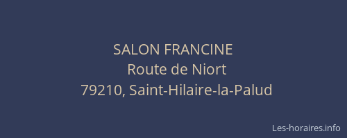 SALON FRANCINE