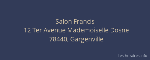 Salon Francis