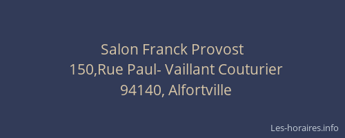 Salon Franck Provost