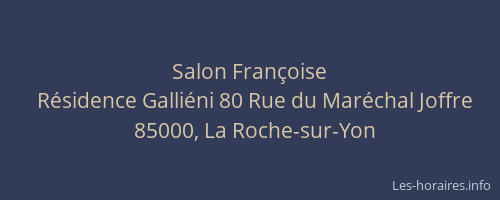 Salon Françoise
