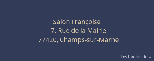 Salon Françoise