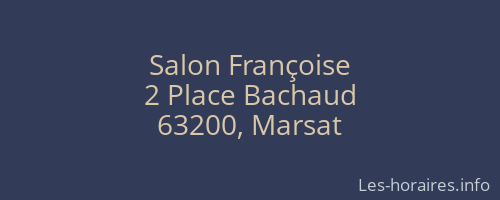 Salon Françoise