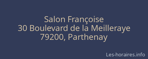 Salon Françoise