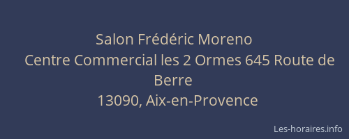 Salon Frédéric Moreno